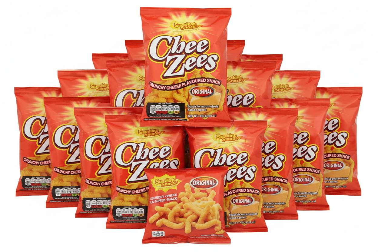 12 packets of Chee Zees