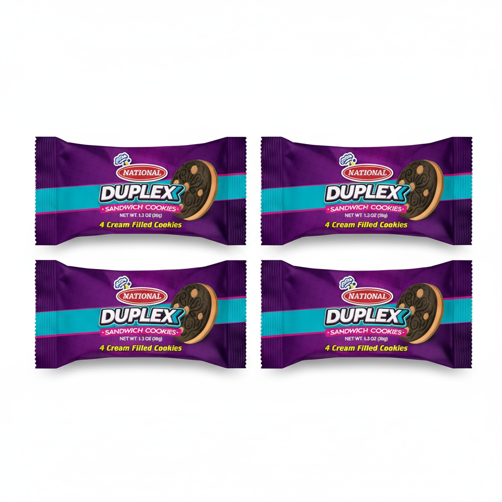 4 Duplex Cookies - No Background