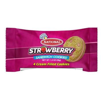 National Strawberry Sandwich Cookies