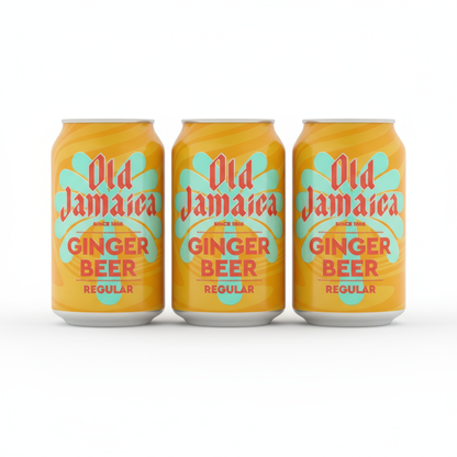 3 Old Jamaica Ginger Beer Cans