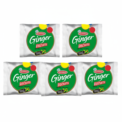 5 National Ginger Biscuits - No Background