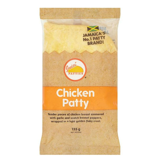 Jamaican jucci chicken patty