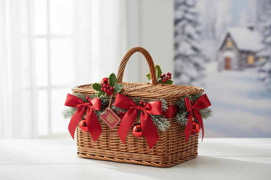 Christmas raffle basket