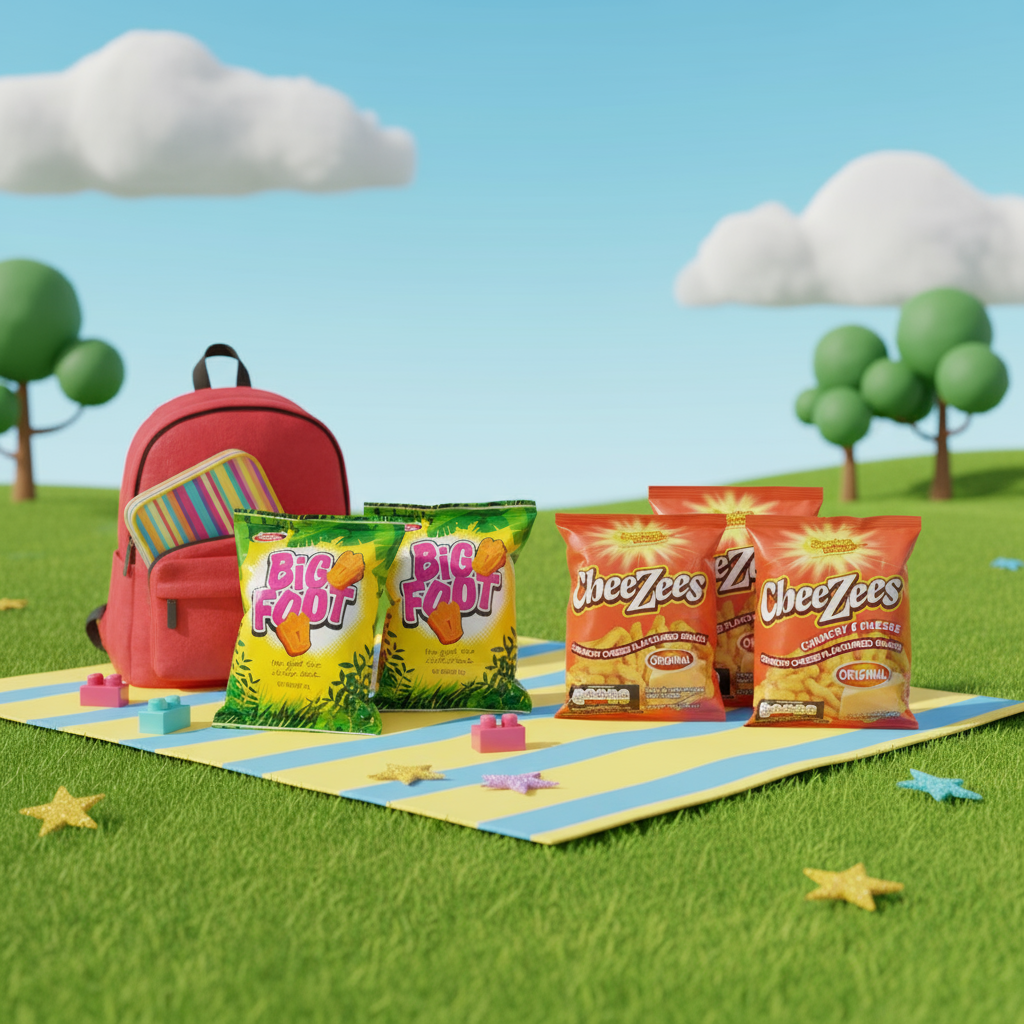 Kids Snack Bundle - 3 Big Foot & 3 CheeZees