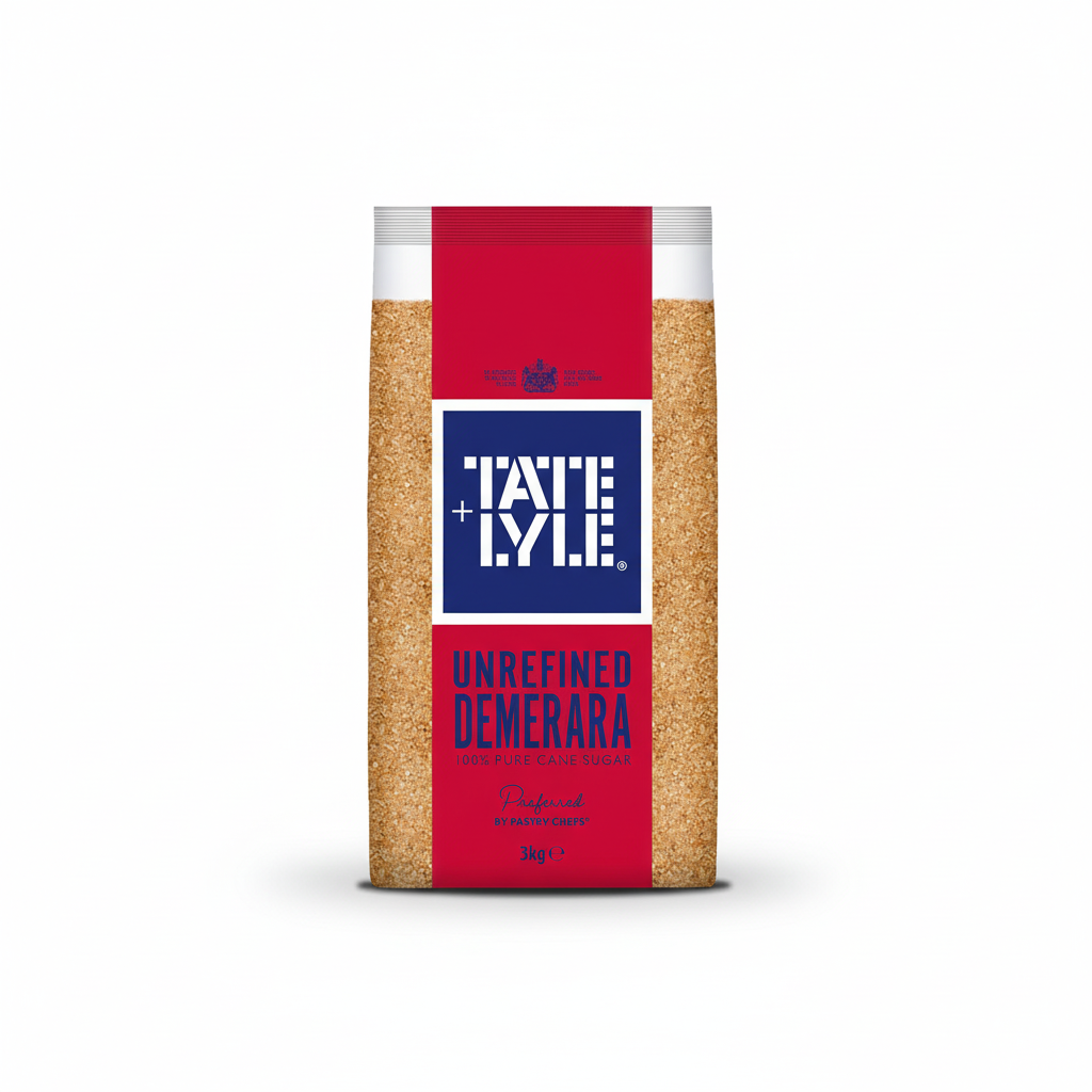 Tate & Lyle Unrefined Demerara Sugar 3kg - 520x520px