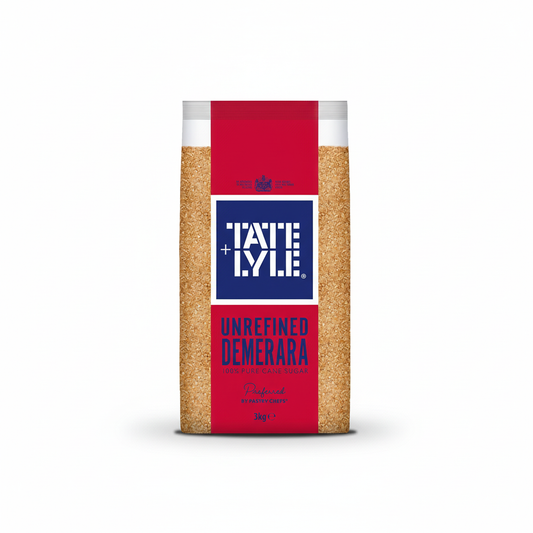 Tate & Lyle Unrefined Demerara Sugar 3kg - 520x520px