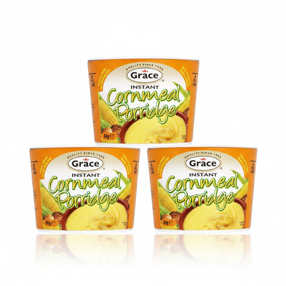 Three Grace Instant Cornmeal Porridge Pots - Square